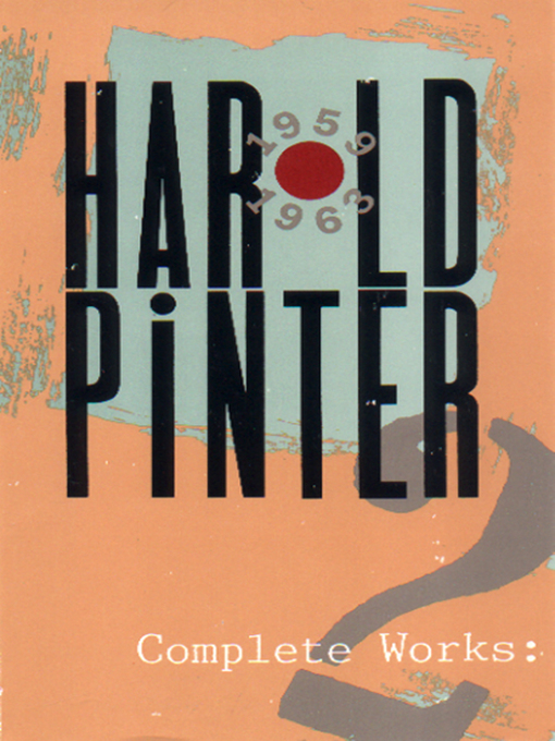 Title details for Complete Works, Volume II by Harold Pinter - Wait list